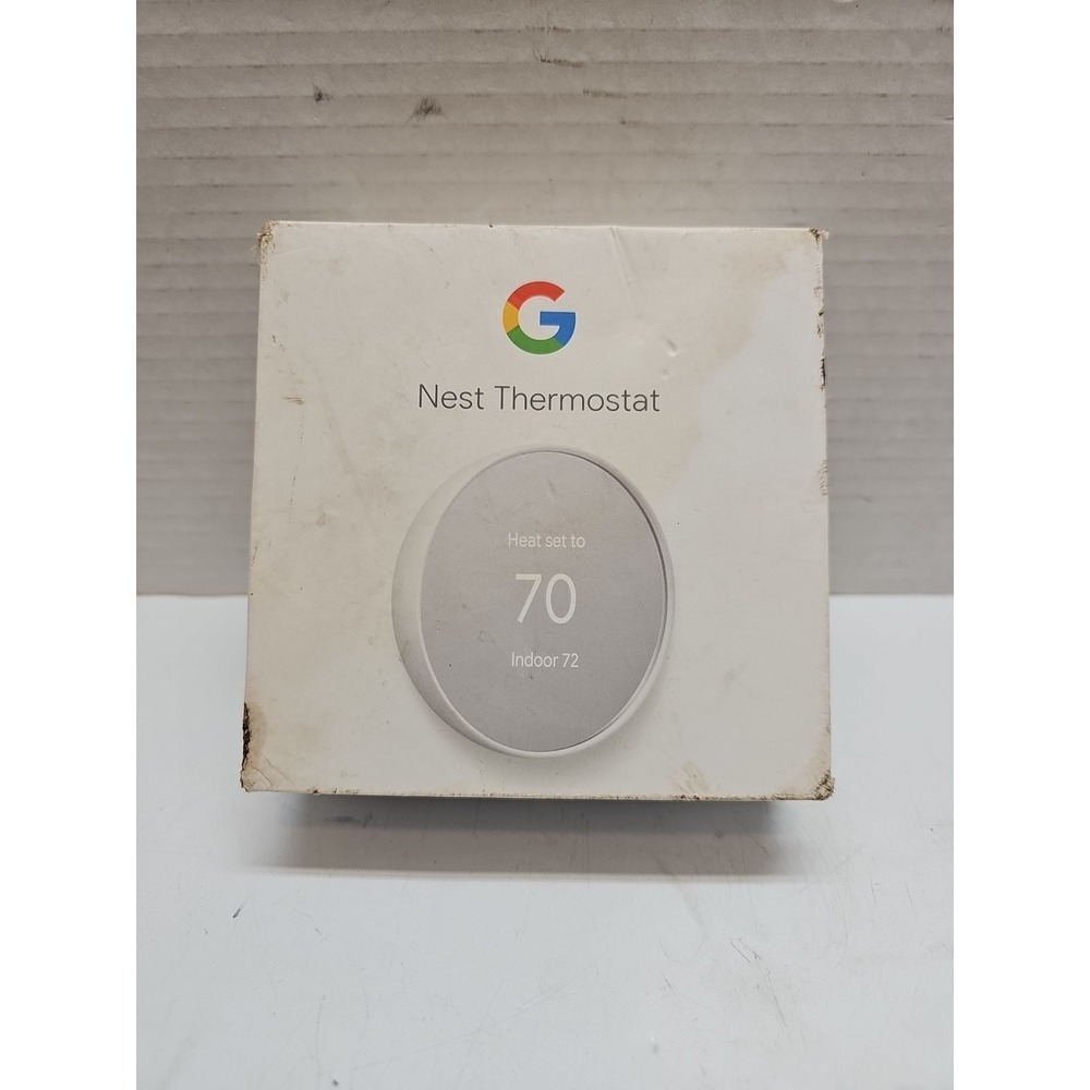 Google Nest WiFi Smart Thermostat - Snow White (For Parts) GAO-1334US
